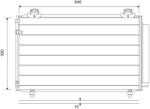VALEO Condensator, climatizare VALEO 814211 (814211)