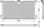 DENSO Condensator, climatizare DENSO DCN99075 (DCN99075)