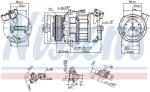 NISSENS Compresor, climatizare NISSENS 890656 (890656)