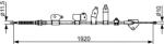 Bosch Cablu, frana de parcare BOSCH 1 987 482 438 (1 987 482 438) - fixbox