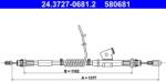 ATE Cablu, frana de parcare ATE 24.3727-0681.2 (24.3727-0681.2) - fixbox