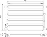 VALEO Condensator, climatizare VALEO 822724 (822724)