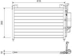 VALEO Condensator, climatizare VALEO 814038 (814038) - fixbox