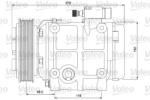 VALEO Compresor, climatizare VALEO 700873 (700873)