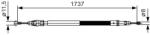 Bosch Cablu, frana de parcare BOSCH 1 987 482 008 (1 987 482 008) - fixbox