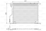 VALEO Condensator, climatizare VALEO 814434 (814434)