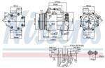 NISSENS Compresor, climatizare NISSENS 89347 (89347)