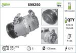 VALEO Compresor, climatizare VALEO 699250 (699250)