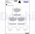 DELPHI Set placute de frana, frana de parcare cu disc DELPHI LP3919 (LP3919) - fixbox