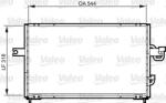 VALEO Condensator, climatizare VALEO 814255 (814255)