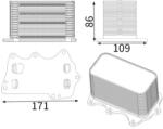 MAHLE Radiator ulei, ulei motor MAHLE CLC 350 001S (CLC 350 001S)