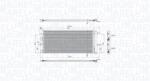 Magneti Marelli Condensator, climatizare MAGNETI MARELLI 350203103900 (350203103900) - fixbox