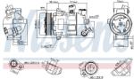 NISSENS Compresor, climatizare NISSENS 890607 (890607)