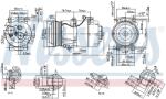 NISSENS Compresor, climatizare NISSENS 890090 (890090)