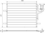 VALEO Condensator, climatizare VALEO 814185 (814185)