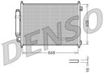 DENSO Condensator, climatizare DENSO DCN46001 (DCN46001) - fixbox