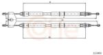COFLE Cablu, frana de parcare COFLE 11.5453 (11.5453) - fixbox