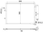 MAHLE Condensator, climatizare MAHLE AC 721 000S (AC 721 000S)