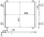 MAHLE Condensator, climatizare MAHLE AC 251 000S (AC 251 000S)