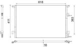 MAHLE Condensator, climatizare MAHLE AC 589 000S (AC 589 000S)