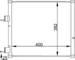 MAHLE Condensator, climatizare MAHLE AC 184 000S (AC 184 000S)