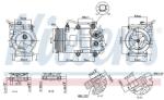 NISSENS Compresor, climatizare NISSENS 890655 (890655)