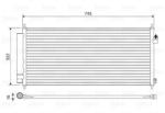 VALEO Condensator, climatizare VALEO 814413 (814413)