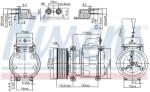 NISSENS Compresor, climatizare NISSENS 890331 (890331)