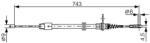 Bosch Cablu, frana de parcare BOSCH 1 987 482 329 (1 987 482 329) - fixbox