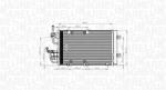 Magneti Marelli Condensator, climatizare MAGNETI MARELLI 350203771000 (350203771000) - fixbox