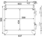 MAHLE Condensator, climatizare MAHLE AC 480 000S (AC 480 000S)