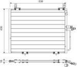 VALEO Condensator, climatizare VALEO 822740 (822740) - fixbox