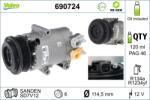 VALEO Compresor, climatizare VALEO 690724 (690724)