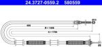 ATE Cablu, frana de parcare ATE 24.3727-0559.2 (24.3727-0559.2) - fixbox