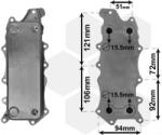 VAN WEZEL Radiator ulei, ulei motor VAN WEZEL 30013701 (30013701)