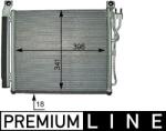 MAHLE Condensator, climatizare MAHLE AC 591 000P (AC 591 000P)