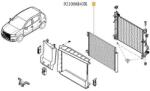 Original Renault Condensator, climatizare ORIGINAL RENAULT 92 10 068 43R (92 10 068 43R)