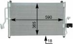 MAHLE Condensator, climatizare MAHLE AC 418 000S (AC 418 000S)