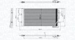 Magneti Marelli Condensator, climatizare MAGNETI MARELLI 350203842000 (350203842000) - fixbox