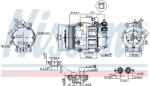 NISSENS Compresor, climatizare NISSENS 89336 (89336)