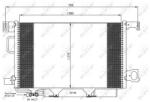 NRF Condensator, climatizare NRF 35623 (35623)