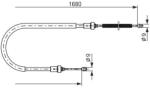 Bosch Cablu, frana de parcare BOSCH 1 987 477 955 (1 987 477 955) - fixbox