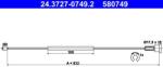 ATE Cablu, frana de parcare ATE 24.3727-0749.2 (24.3727-0749.2) - fixbox