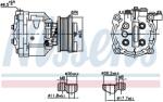 NISSENS Compresor, climatizare NISSENS 891078 (891078)