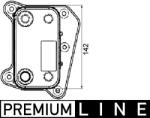 MAHLE Radiator ulei, ulei motor MAHLE CLC 38 000P (CLC 38 000P)