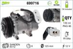 VALEO Compresor, climatizare VALEO 699716 (699716)