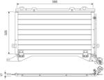 VALEO Condensator, climatizare VALEO 816949 (816949)