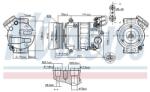 NISSENS Compresor, climatizare NISSENS 89420 (89420)