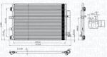 Magneti Marelli Condensator, climatizare MAGNETI MARELLI 350203106500 (350203106500) - fixbox