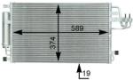 MAHLE Condensator, climatizare MAHLE AC 399 000S (AC 399 000S)